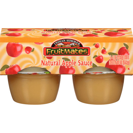 Indian Summer Applesauce
 Indian Summer Fruitmates™ Natural Apple Sauce 4 4 oz