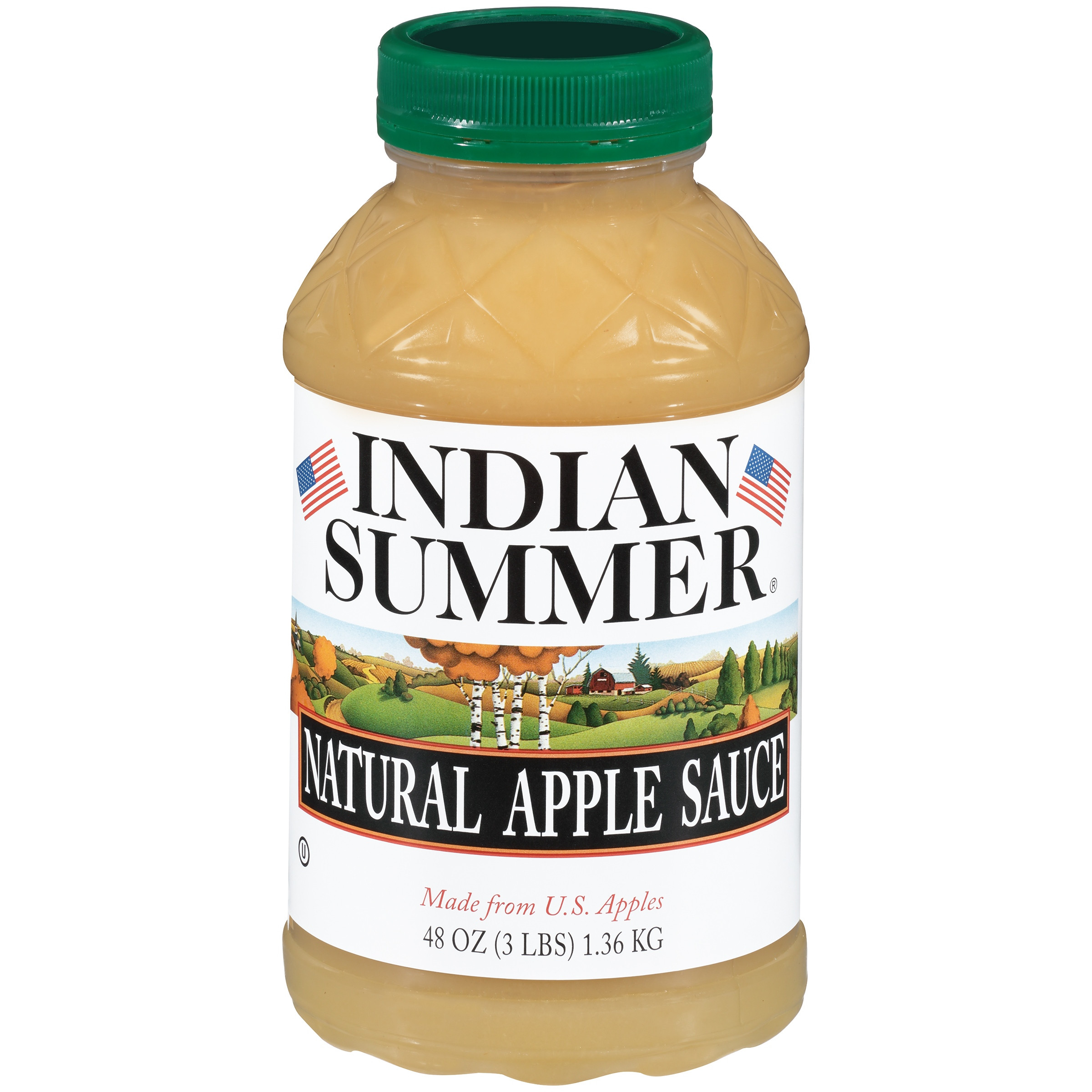 Indian Summer Applesauce
 2 Pack Indian Summer Natural Apple Sauce 48 oz Jar