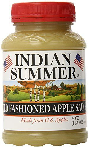 Indian Summer Applesauce
 Indian Summer Apple Sauce Old Fashioned 24Ounce Containers