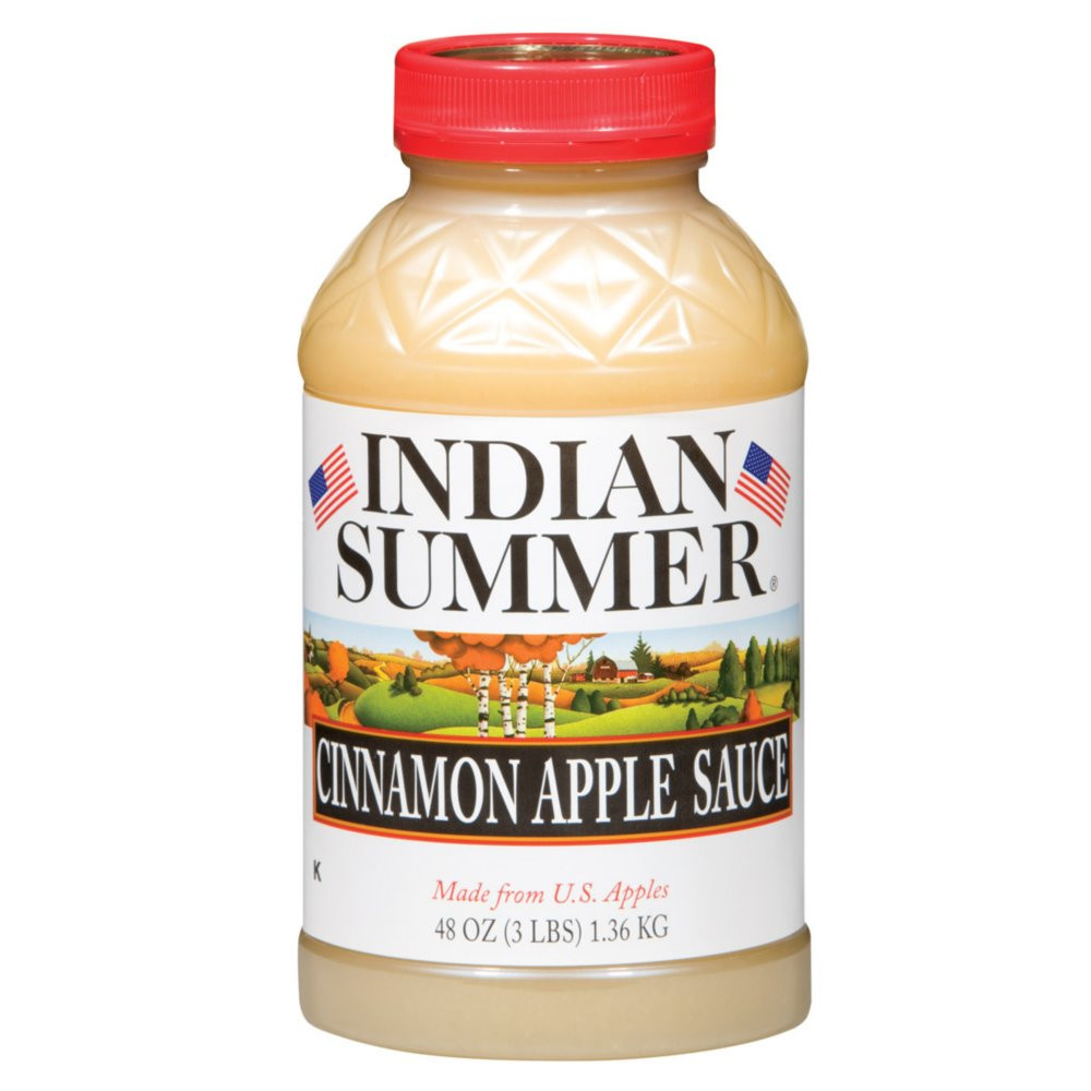 Indian Summer Applesauce
 Branded Indian Summer Old Fashioned Cinnamon Applesauce 8