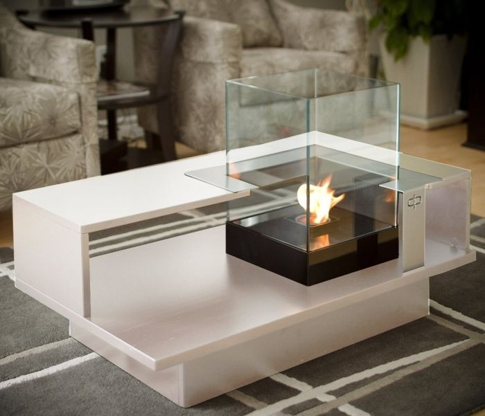 Indoor Fire Pit Coffee Table
 evel pact Coffee Table $310