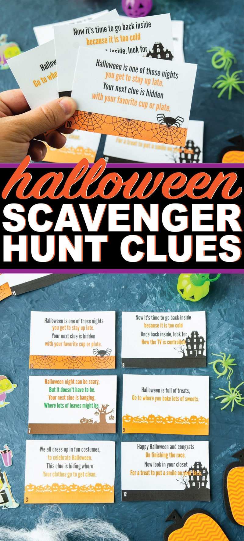 Indoor Halloween Scavenger Hunt Clues
 Free Printable Halloween Scavenger Hunt That s Perfect for