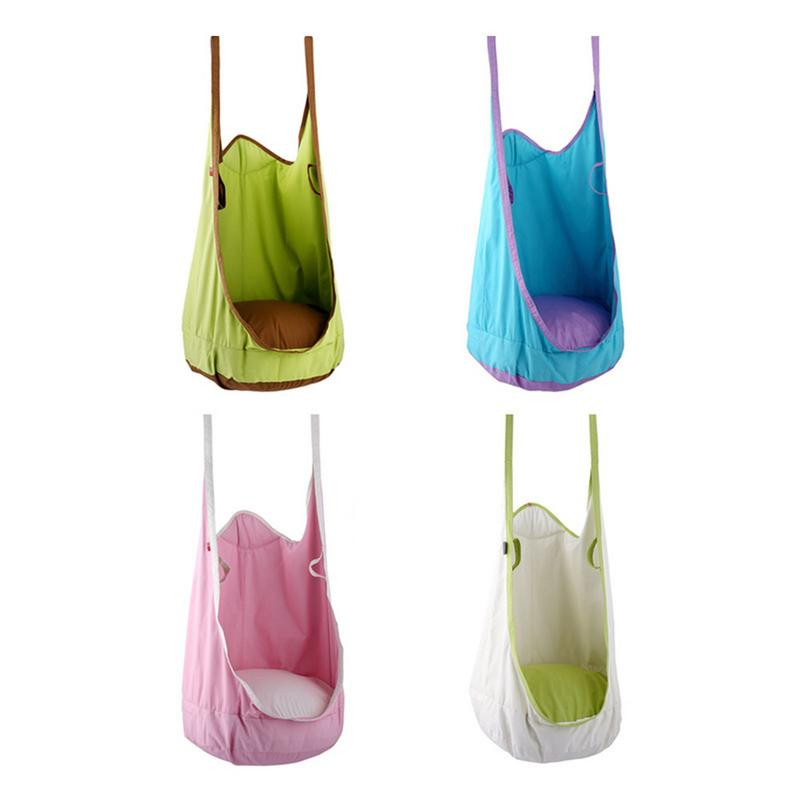 Indoor Hanging Chair For Kids
 Kids Pod Swing Chair Nook Hanging Seat Hammock Nest For