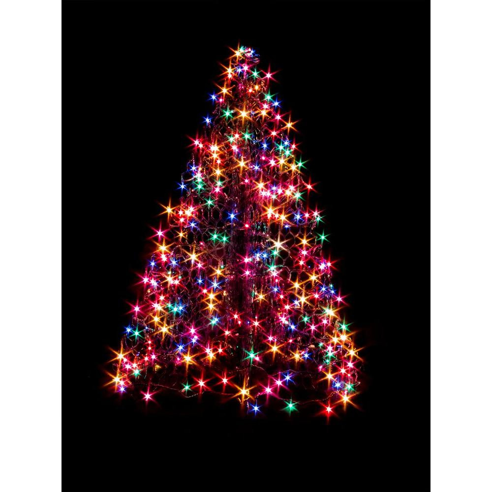 Indoor Led Christmas Tree Lights
 Crab Pot Trees 4 ft Indoor Outdoor Pre Lit LED Artificial