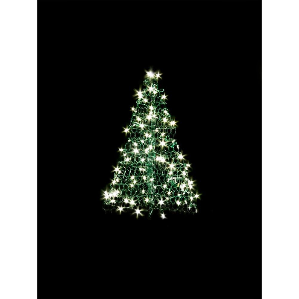 Indoor Led Christmas Tree Lights
 Crab Pot Trees 3 ft Indoor Outdoor Pre Lit LED Artificial