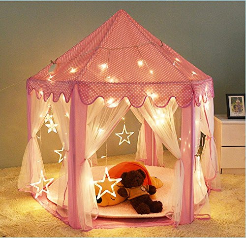 Indoor Play Tent For Kids
 Dalos Dream Indoor Kids Play Tent Pink Hexagon Kid Tent