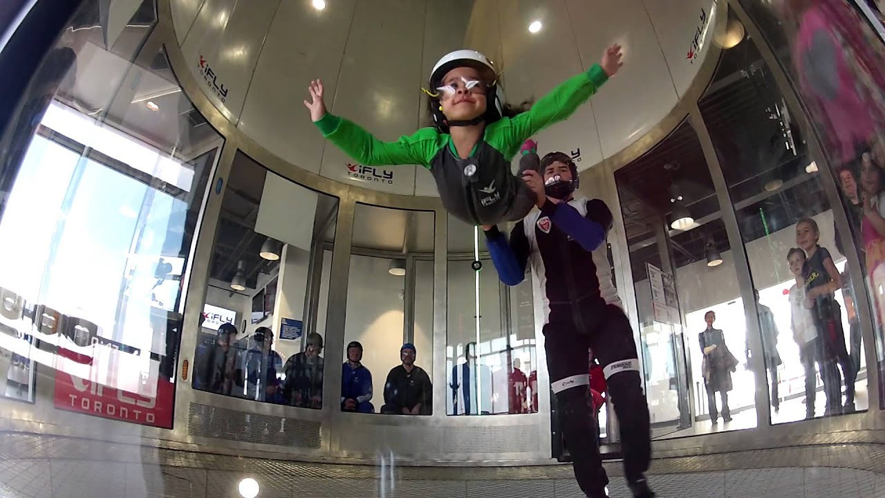 Indoor Skydiving For Kids
 iFly Indoor Skydiving Toronto Kids fly too