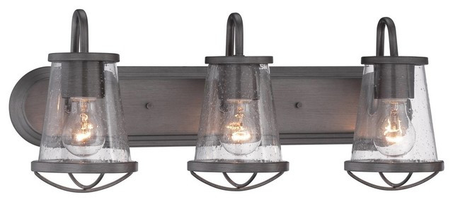 Industrial Bathroom Lighting
 Designers Fountain Darby Bathroom Lighting Fixture