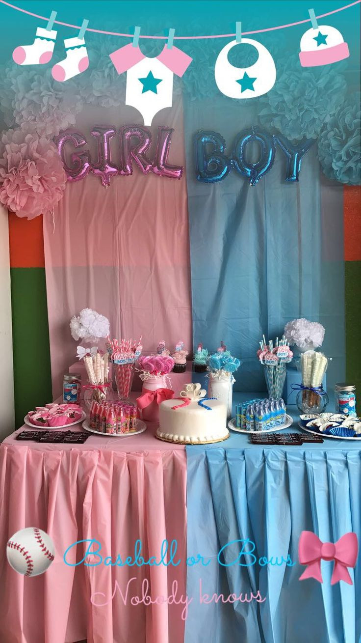 Inexpensive Gender Reveal Party Ideas
 Gender reveal decorating ideas DIY Dollar tree Dollar