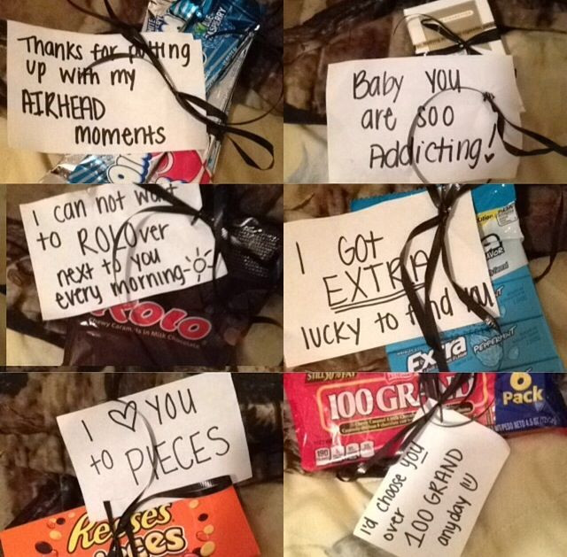 Inexpensive Gift Ideas For Boyfriend
 Cute Cheap & Very Appreciated Candy Gift my boyfriend