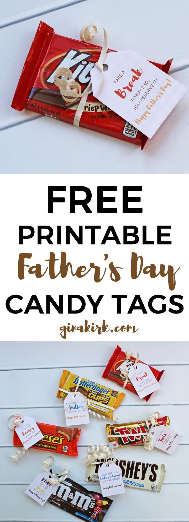 Inexpensive Mother'S Day Gift Ideas For Church
 Free Printable Candy Tags for Father s Day