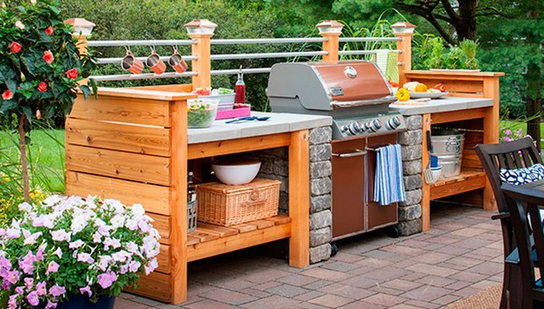 Inexpensive Outdoor Kitchen Ideas
 31 Amazing Outdoor Kitchen Ideas Planted Well