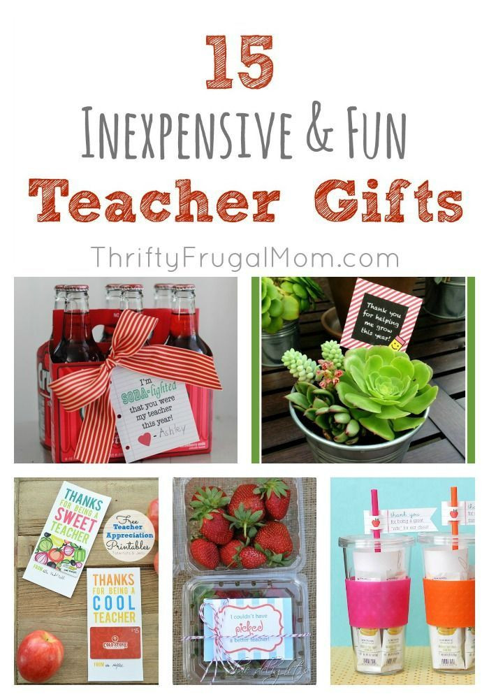 Inexpensive Thank You Gift Ideas
 15 of the Best Cheap Teacher Gifts