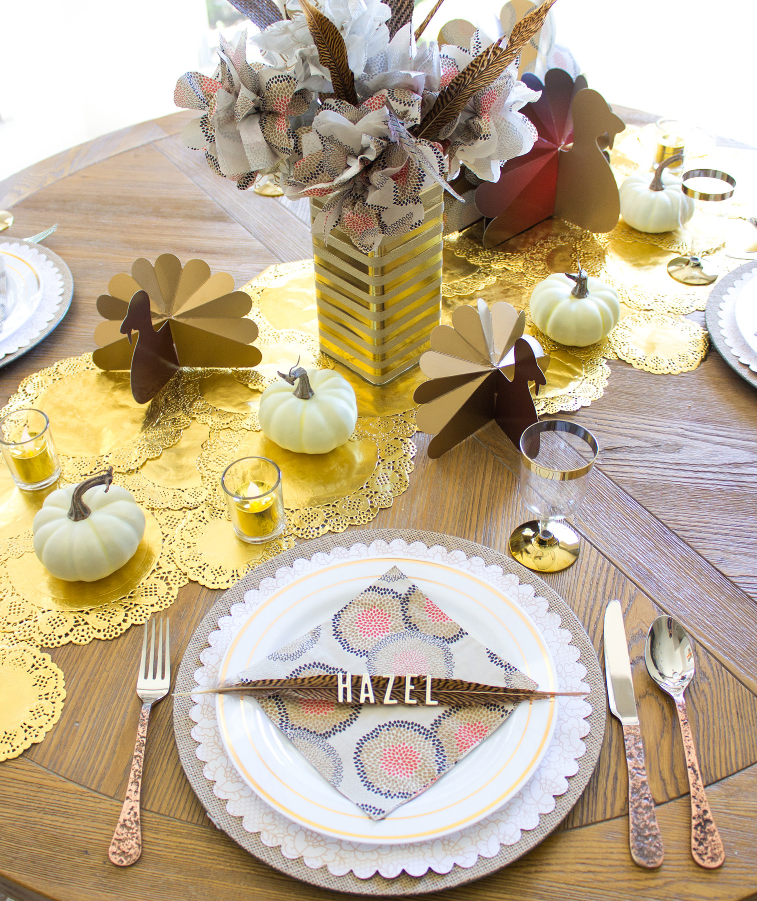 Inexpensive Thanksgiving Table Decorations
 34 Stunning Thanksgiving Table Decor Ideas for 2019