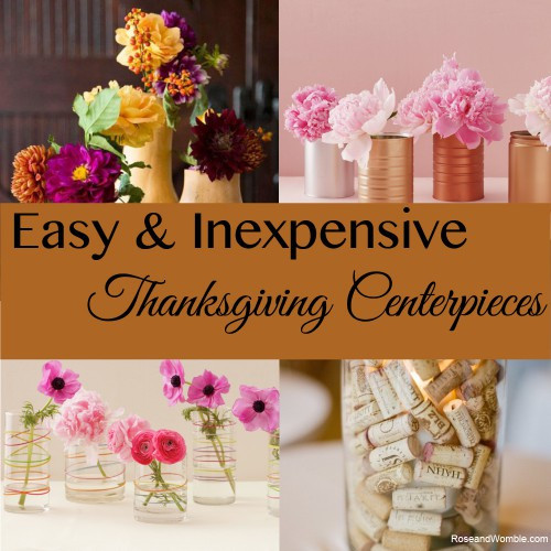 Inexpensive Thanksgiving Table Decorations
 Easy and Inexpensive Centerpieces for Your Thanksgiving