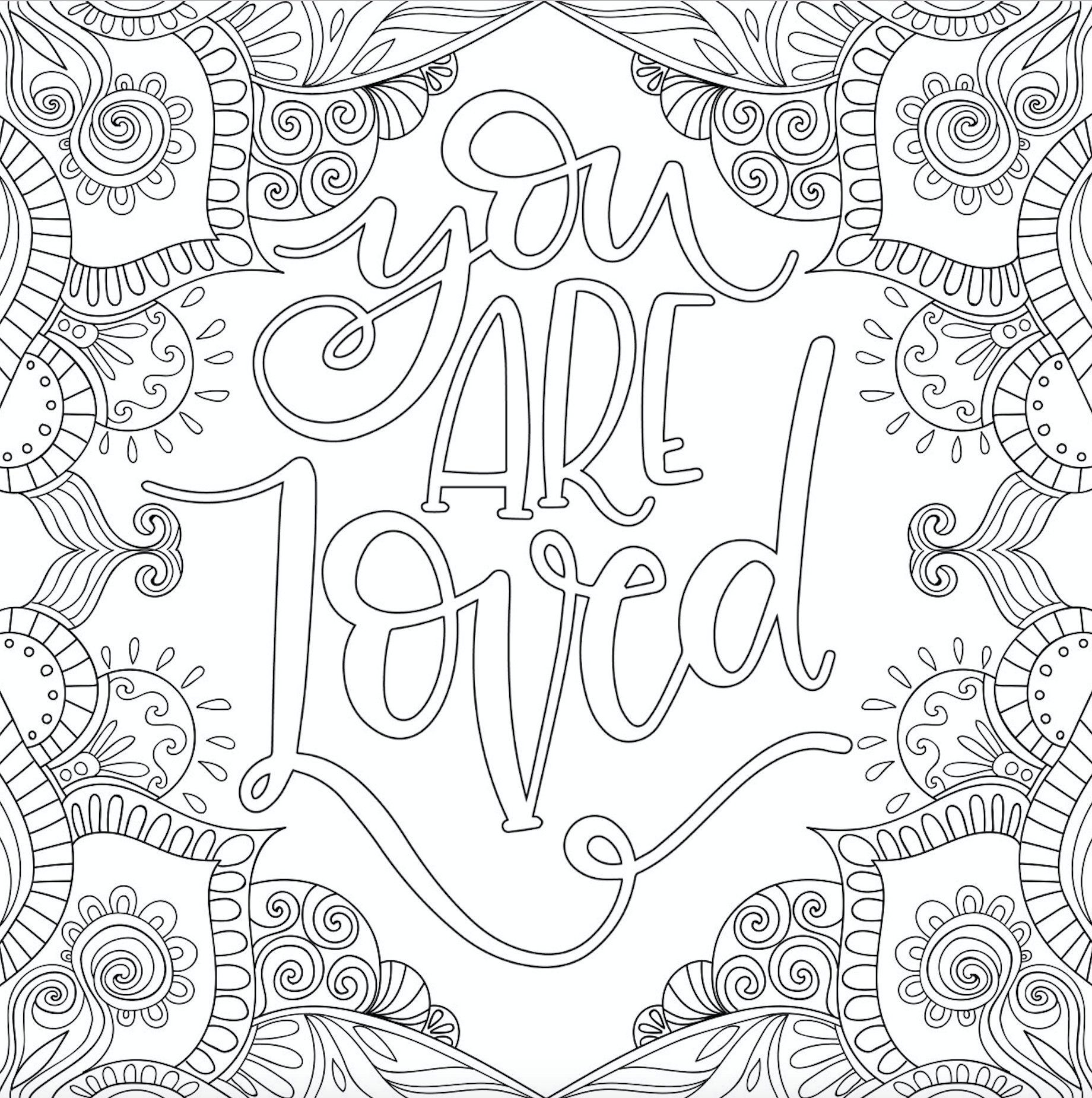 Inspirational Coloring Pages For Kids
 Inspirational Quotes Coloring Pages Coloring Home