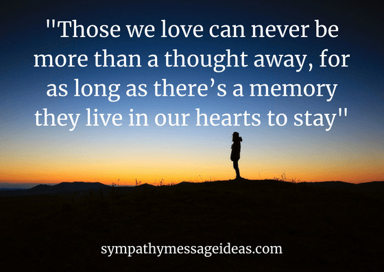 Inspirational Sympathy Quotes
 Condolence Messages 83 Heartfelt Examples for a Sympathy