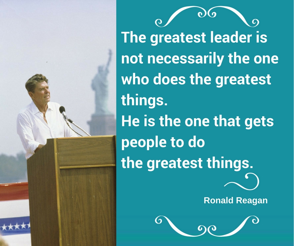 Inspiring Leadership Quote
 The greatest leader is not necessarily the one who does
