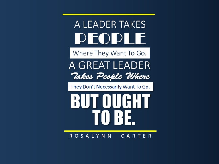Inspiring Leadership Quote
 50 Motivational Leadership Quotes