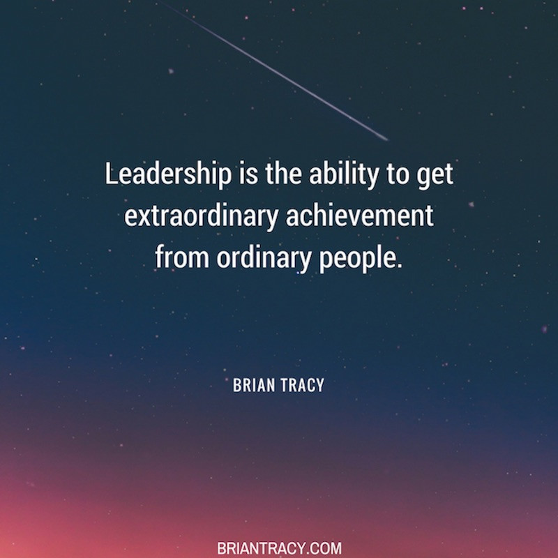 Inspiring Leadership Quote
 20 Brian Tracy Leadership Quotes For Inspiration