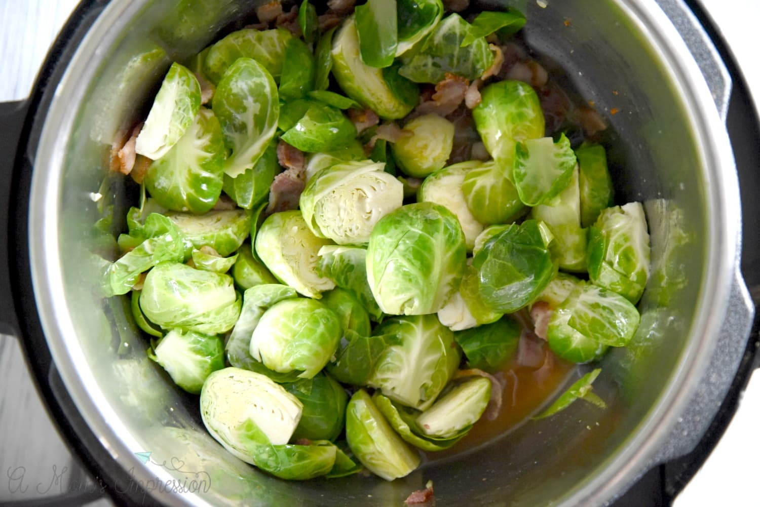 Instant Pot Brussels Sprouts
 Instant Pot Brussels Sprouts with Bacon and Balsamic Glaze