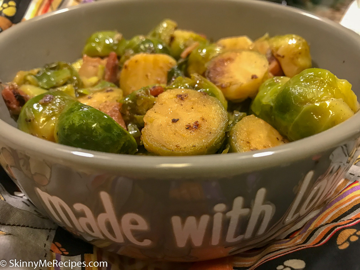Instant Pot Brussels Sprouts
 Instant Pot Bacon and Brussels Sprouts ⋆ Skinny Me Recipes