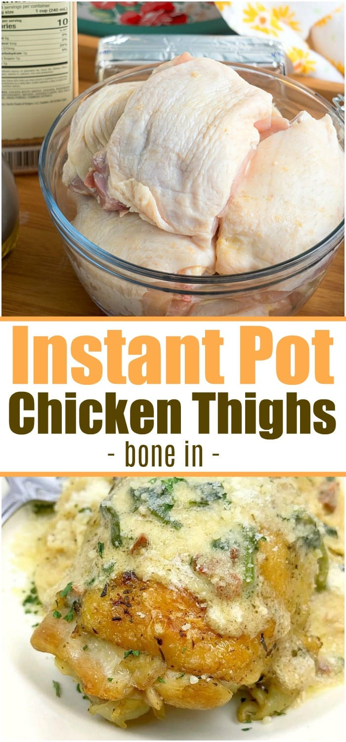 Instant Pot Chicken Thighs Bone In
 Instant Pot Chicken Thighs Bone In · The Typical Mom
