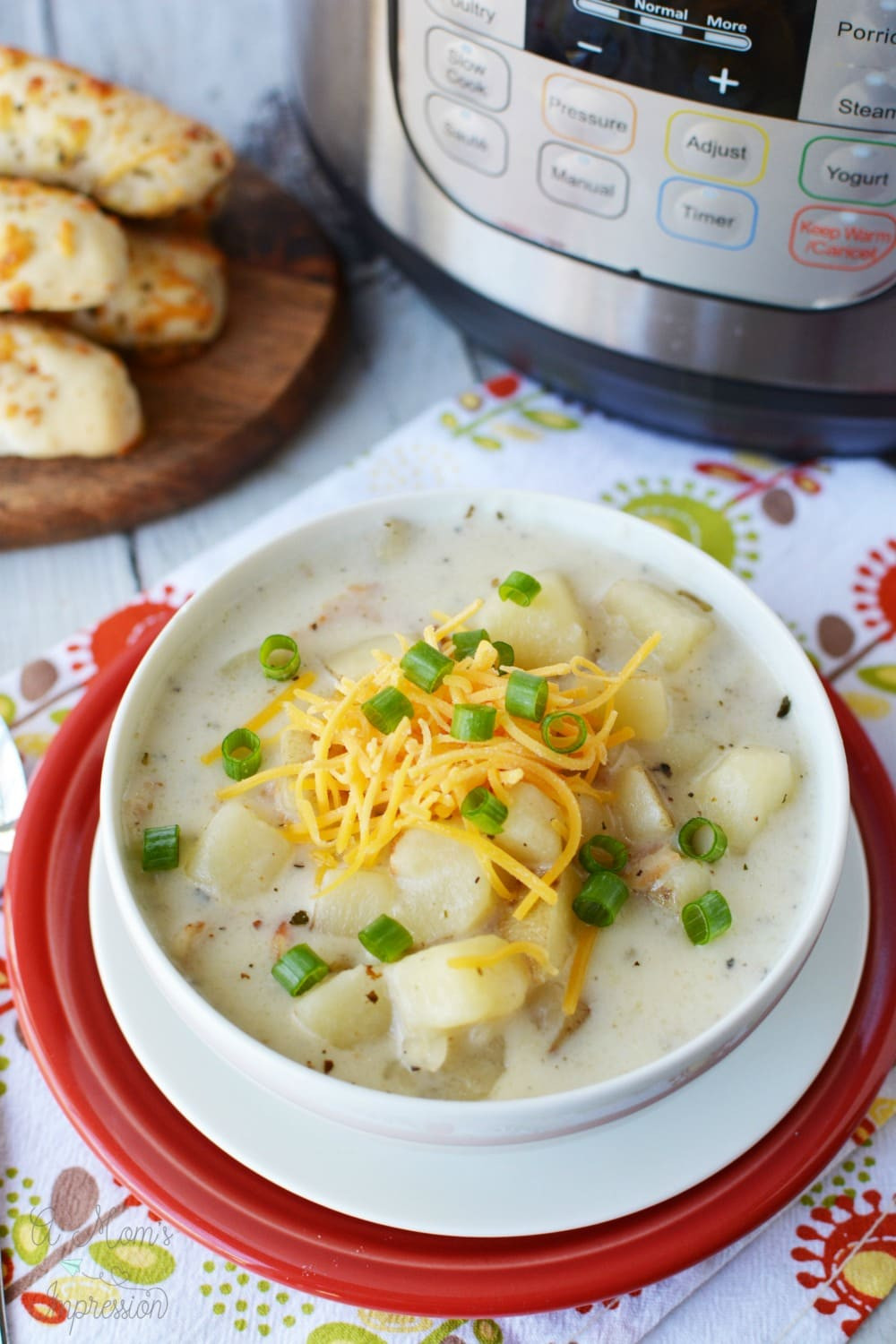 Instant Pot Potato Soup
 Instant Pot Potato Soup with Bacon and Cheese A Mom s