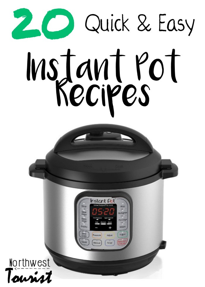 Instant Pot Quick Recipes
 20 Quick and Easy Instant Pot Recipes