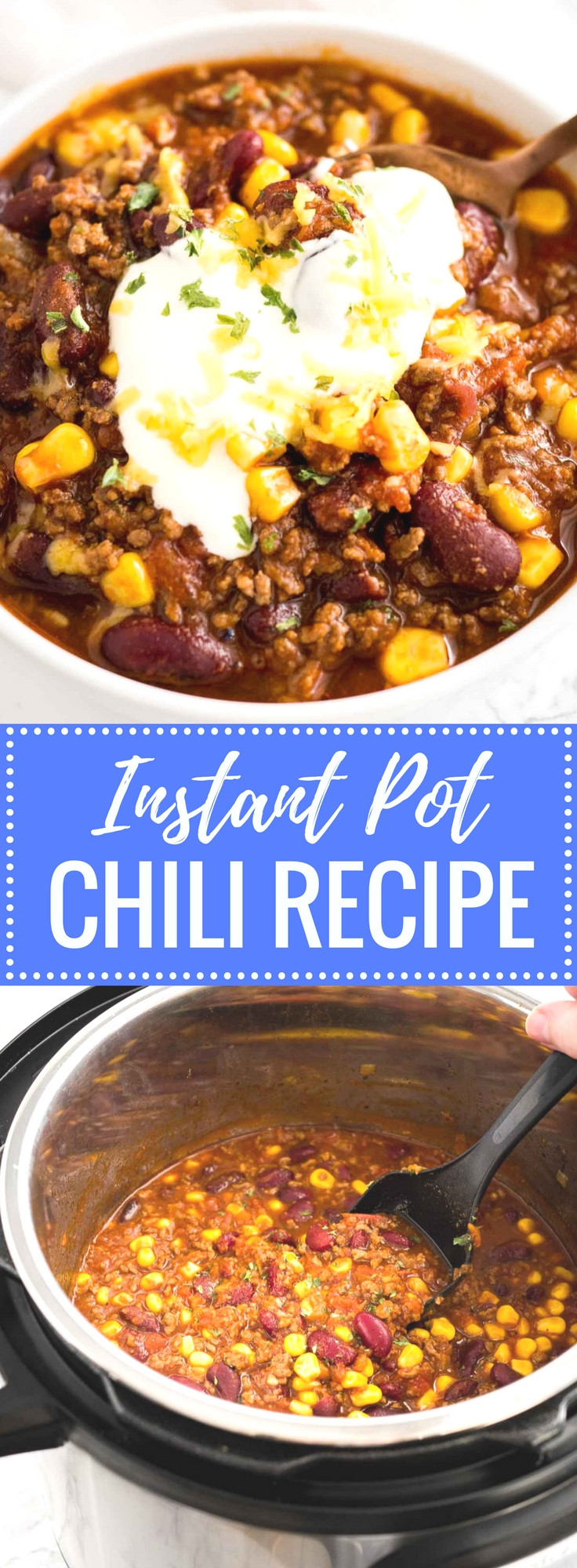 Instant Pot Recipes Chili
 Easy Instant Pot Chili Recipe Pressure Cooker Chili