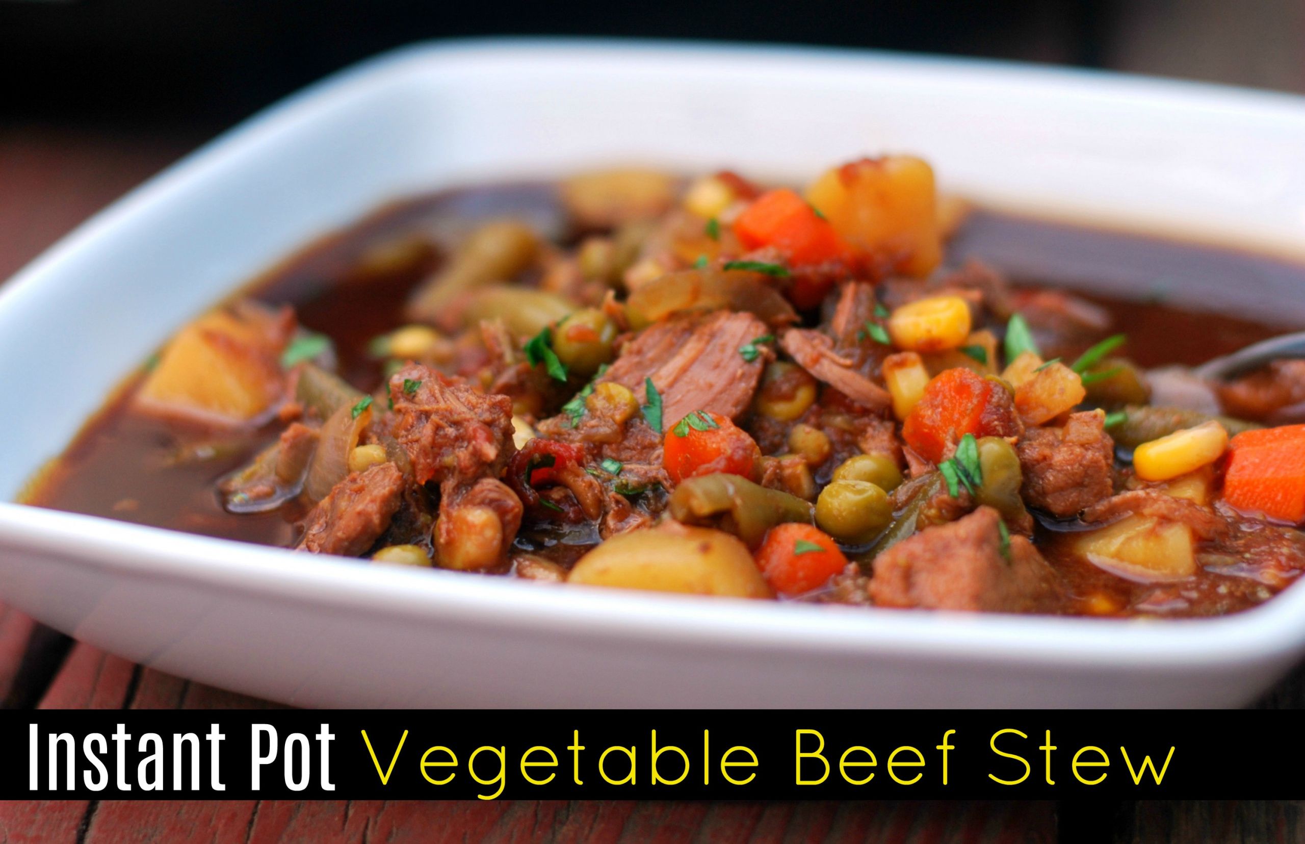 Instant Pot Vegetable Stew
 Instant Pot Ve able Beef Stew Aunt Bee s Recipes