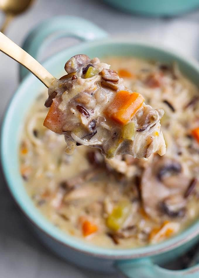 Instant Pot Wild Rice Soup
 Instant Pot Wild Rice Soup with Chicken