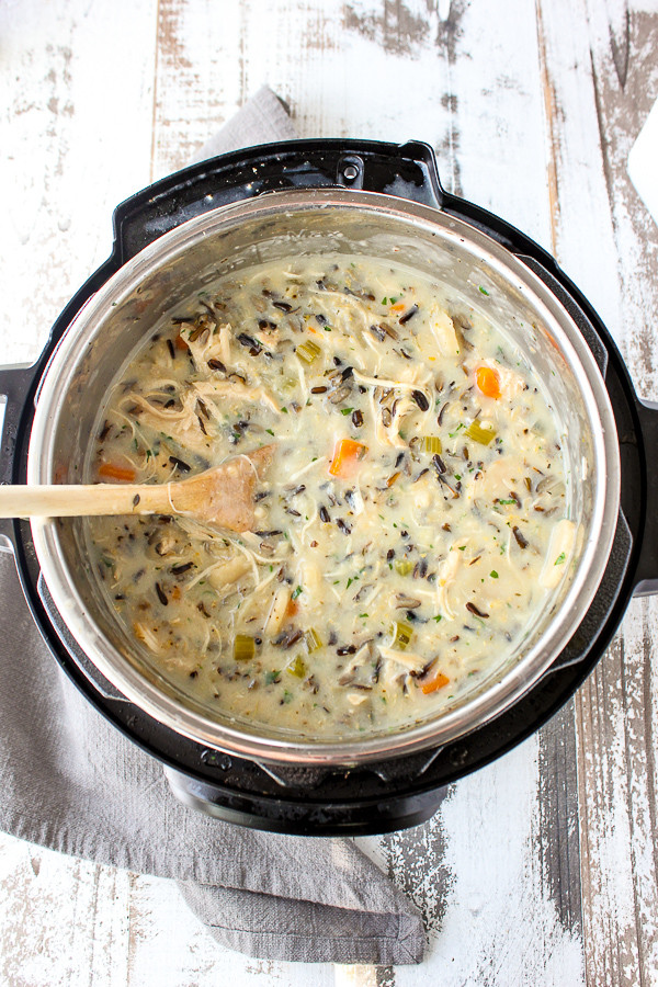 Instant Pot Wild Rice Soup
 Easy Instant Pot Chicken Wild Rice Soup Lisa s