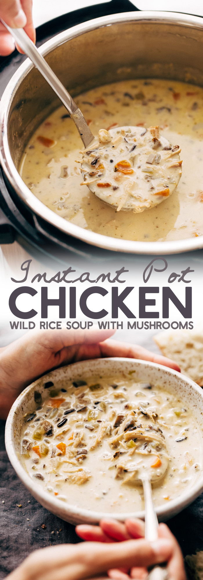 Instant Pot Wild Rice Soup
 Instant Pot Chicken Wild Rice Soup Recipe