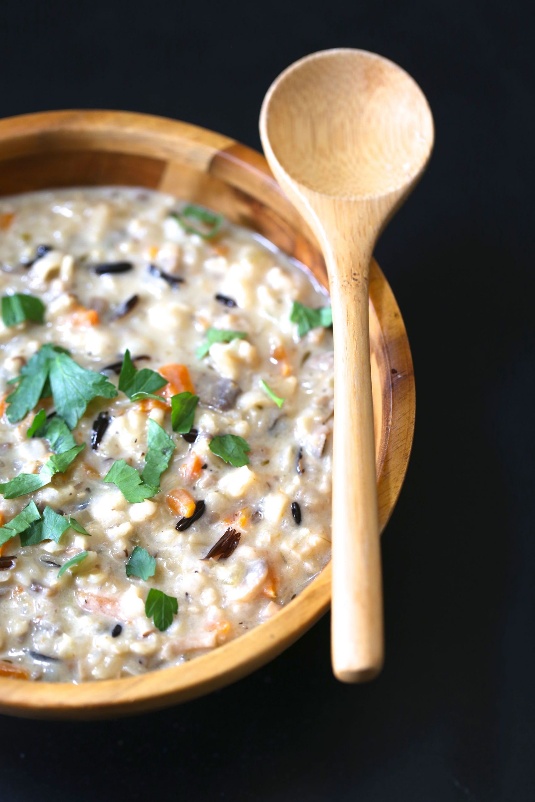 Instant Pot Wild Rice Soup
 Instant Pot Dairy Free Mushroom and Wild Rice Soup