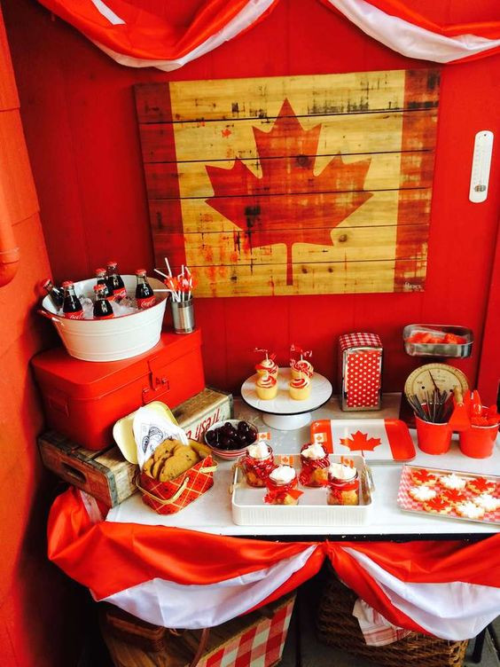 International Dinner Party Ideas
 Canada Day Canada Day Party Ideas