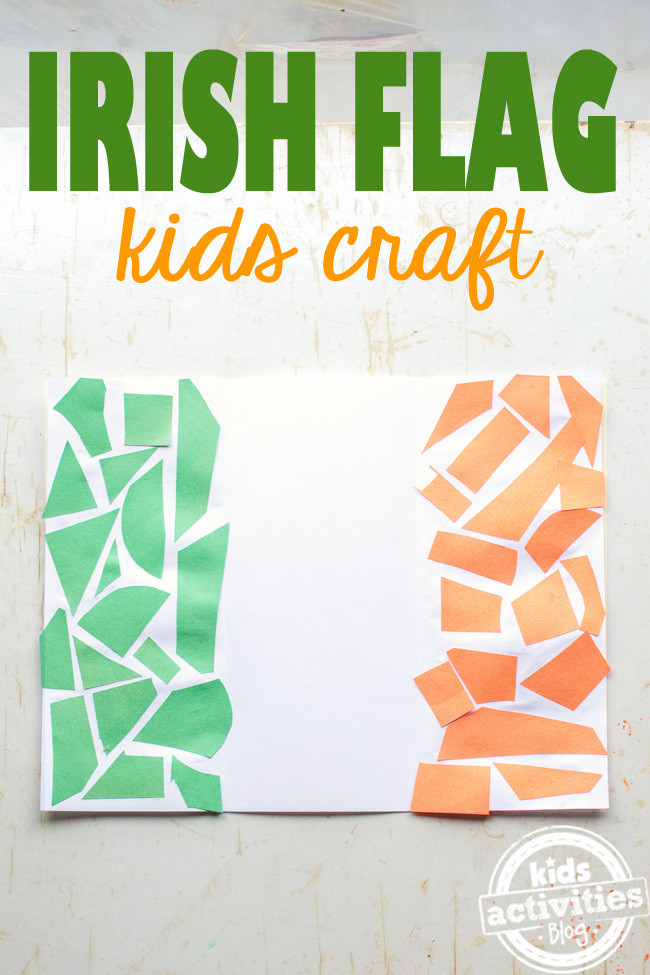 Irish Crafts For Kids
 Flag of Ireland Activity for St Patricks Day