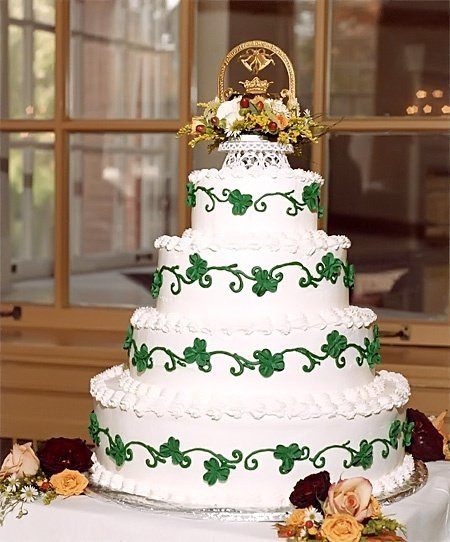 Irish Wedding Cakes
 Irish Wedding Cake Wedding and Bridal Inspiration