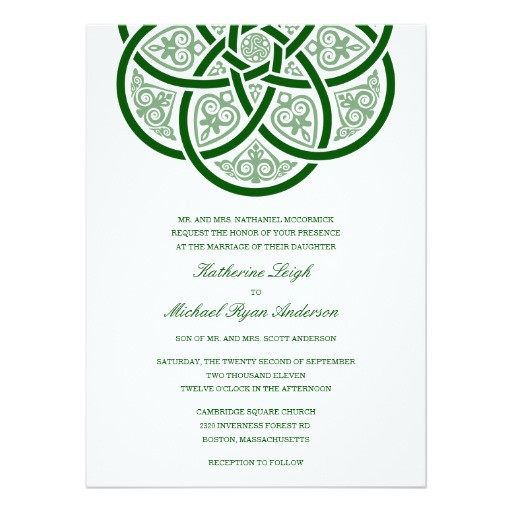 Irish Wedding Invitations
 7 Wedding Invitations Perfect for an Irish Wedding