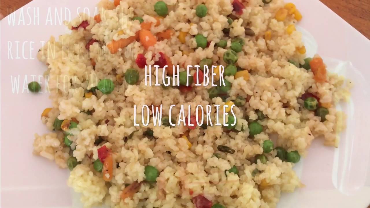 Is Brown Rice High In Fiber
 Diet Rice Brown rice high fiber low calorie meal