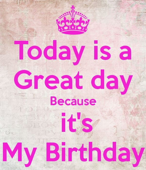 Is My Birthday Quotes
 today is my birthday images