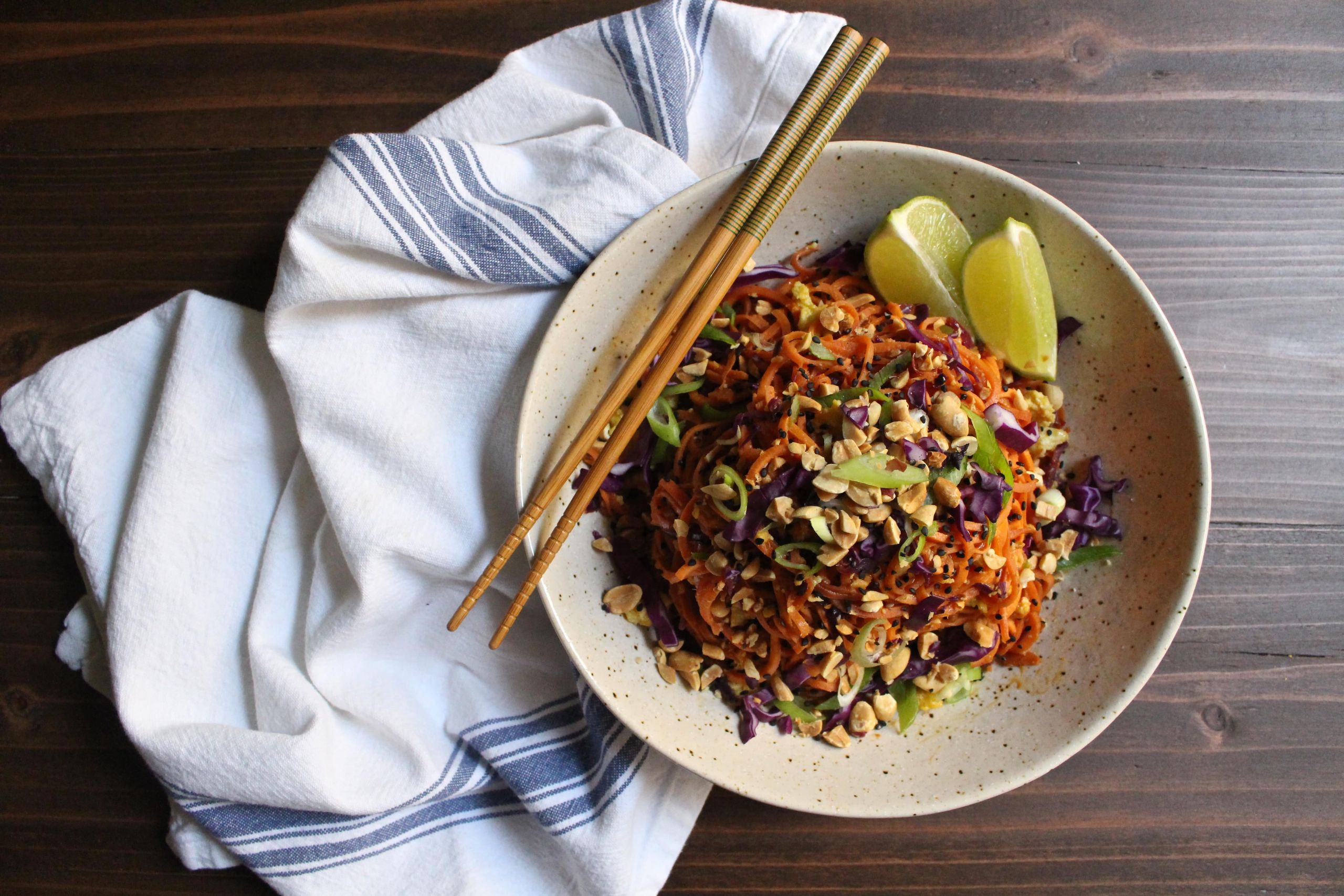 Is Pad Thai Bad For You
 Sweet Potato and Cabbage Pad Thai — Inspiralized