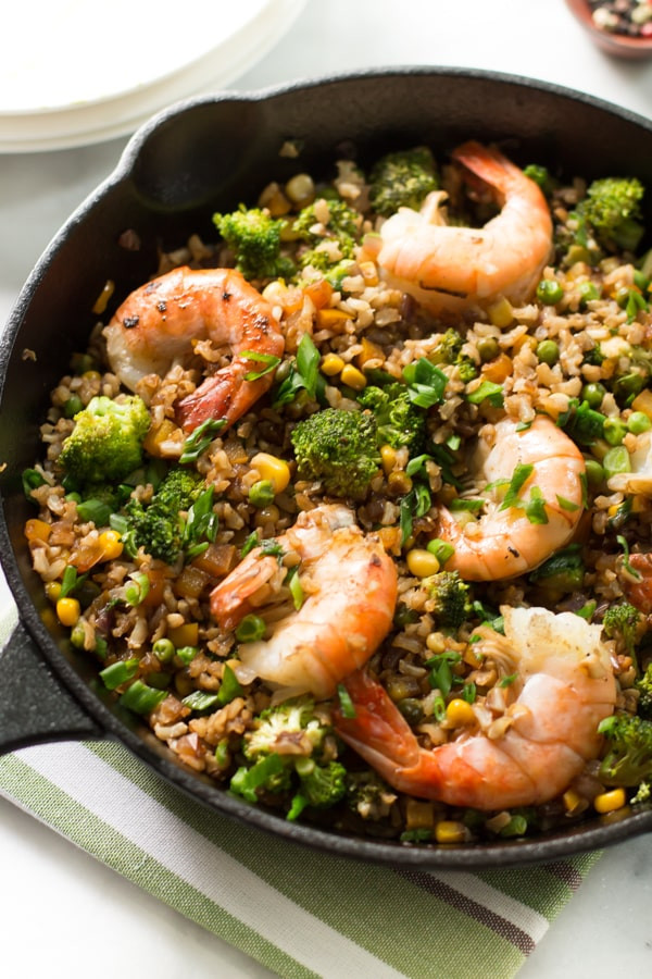 Is Shrimp Fried Rice Healthy
 Shrimp Fried Rice with Broccoli Primavera Kitchen