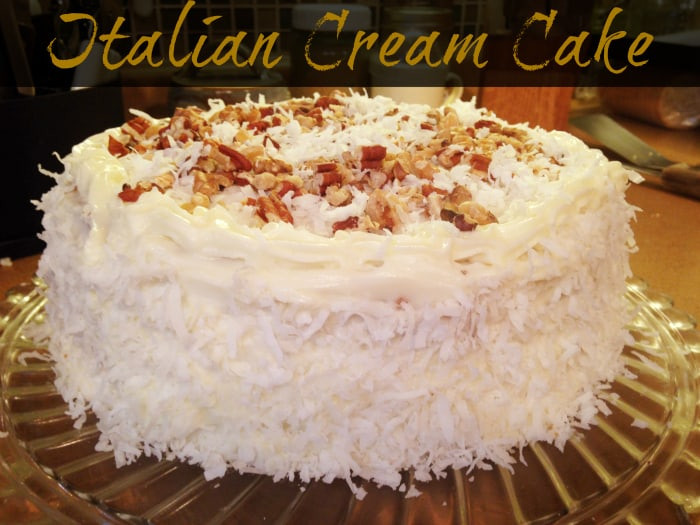 Italian Birthday Cake Recipe
 Italian Cream Cake