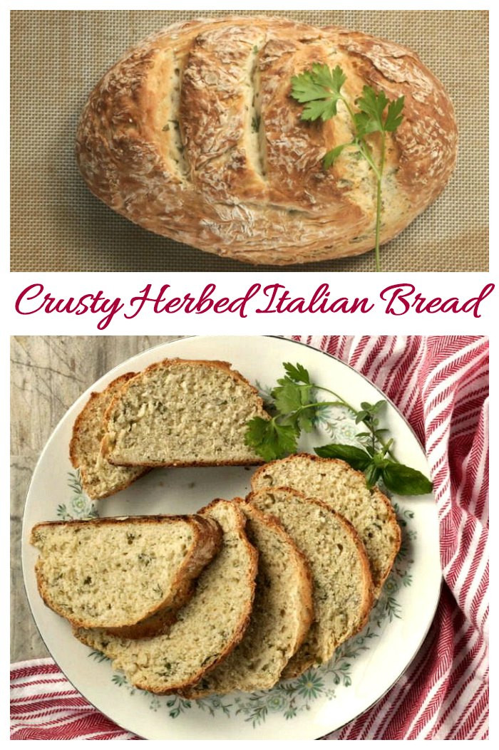 Italian Herb Bread
 Homemade Italian Bread Easy Crusty Italian Bread Recipe