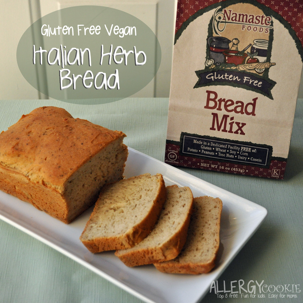 Italian Herb Bread
 Italian Herb Bread gluten free vegan top 8 free