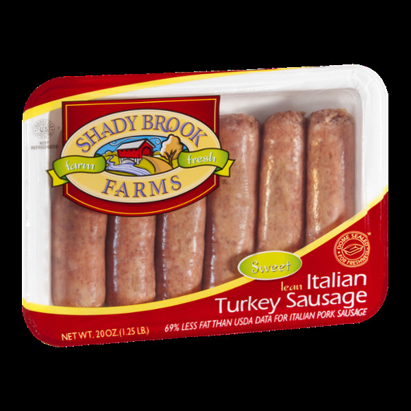 Italian Turkey Sausage
 Shady Brook Farms Sweet Italian Turkey Sausage Reviews 2019