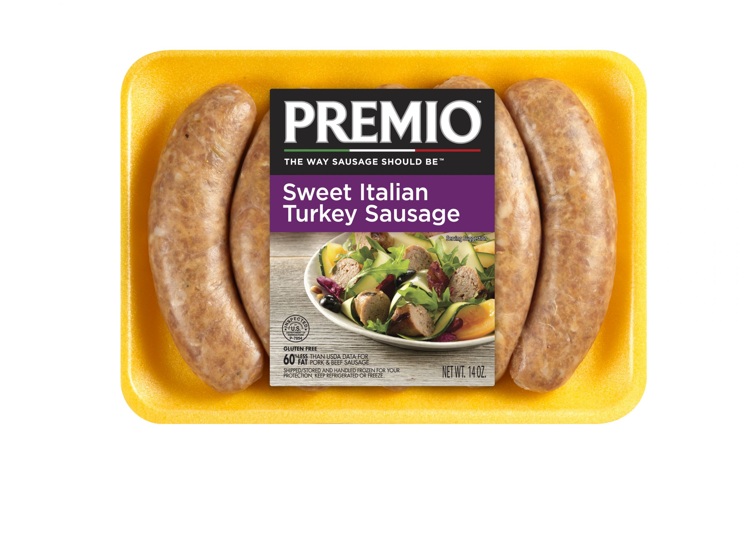 Italian Turkey Sausage
 Sweet Italian Turkey Sausage Premio Foods