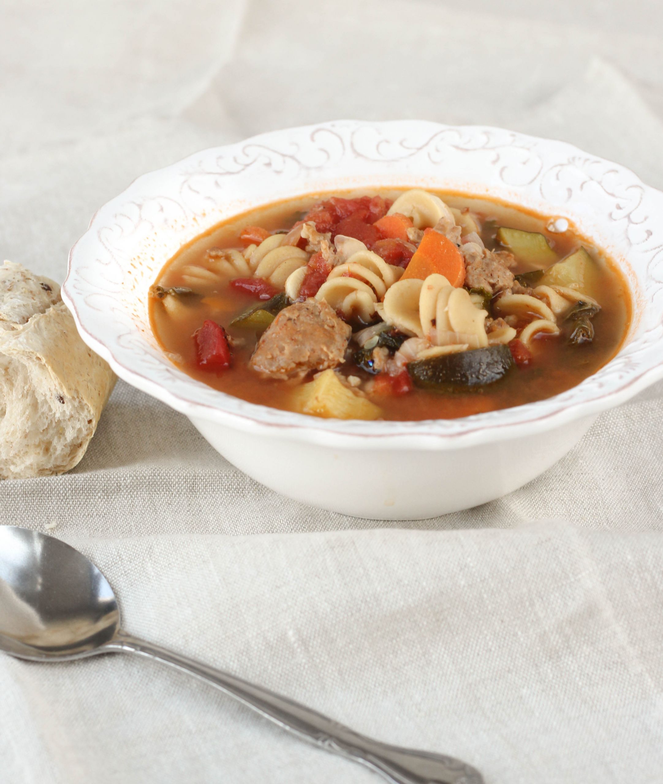 Italian Turkey Sausage
 Italian Turkey Sausage Soup American Heritage Cooking