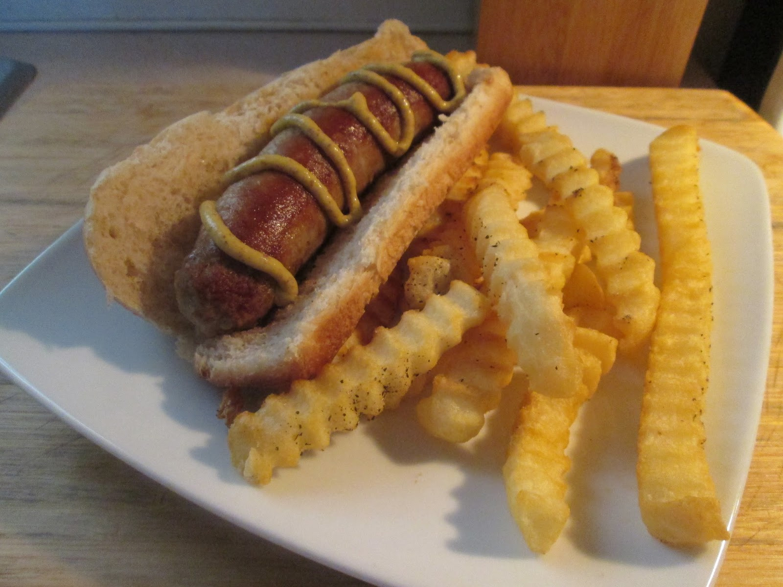 Italian Turkey Sausage
 Diab2Cook Sweet Italian Turkey Sausage w Baked Crinkle Fries